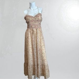 Criss Cross Backless Midi Summer Dress